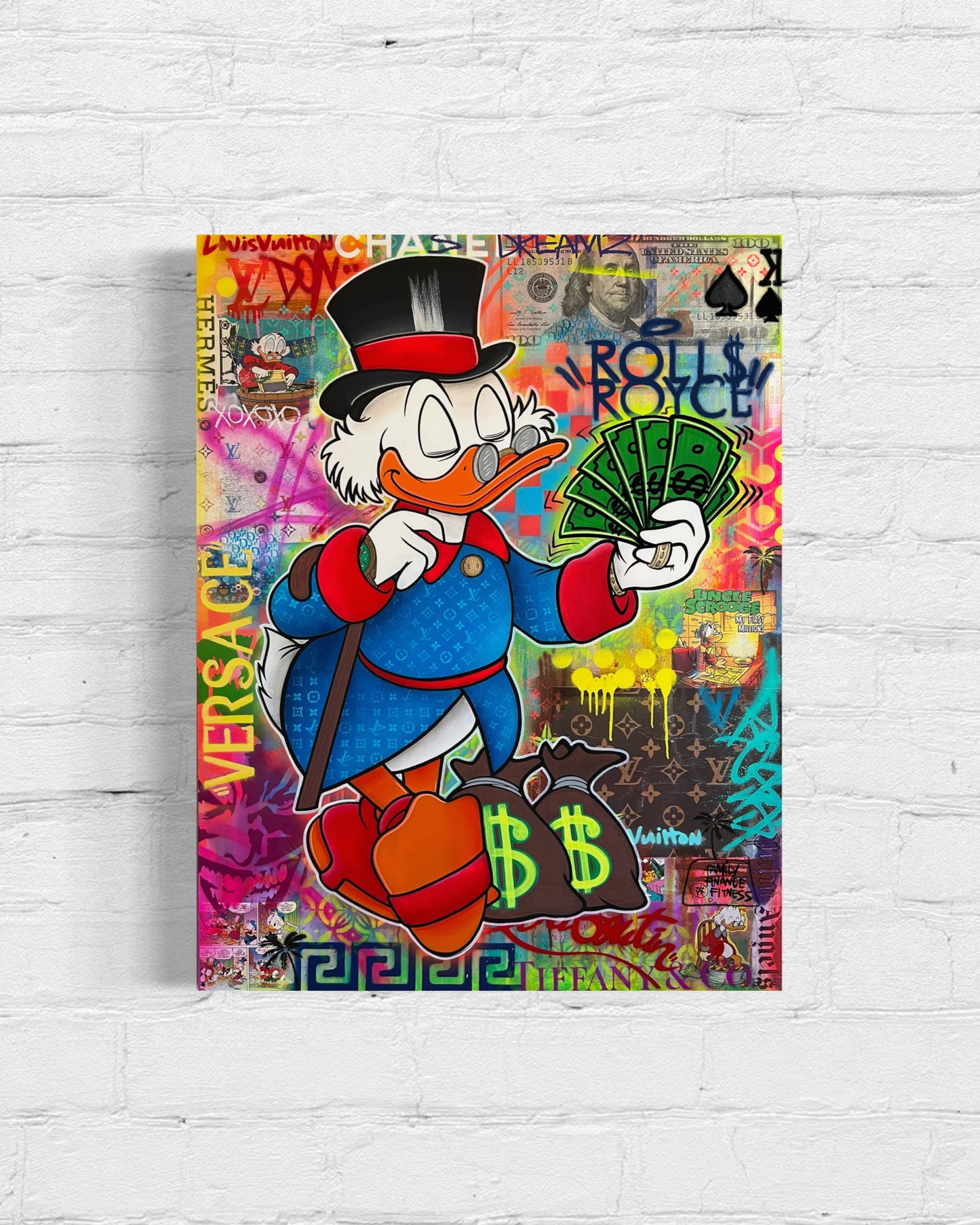 “Cash Fan ” I Canvas Print