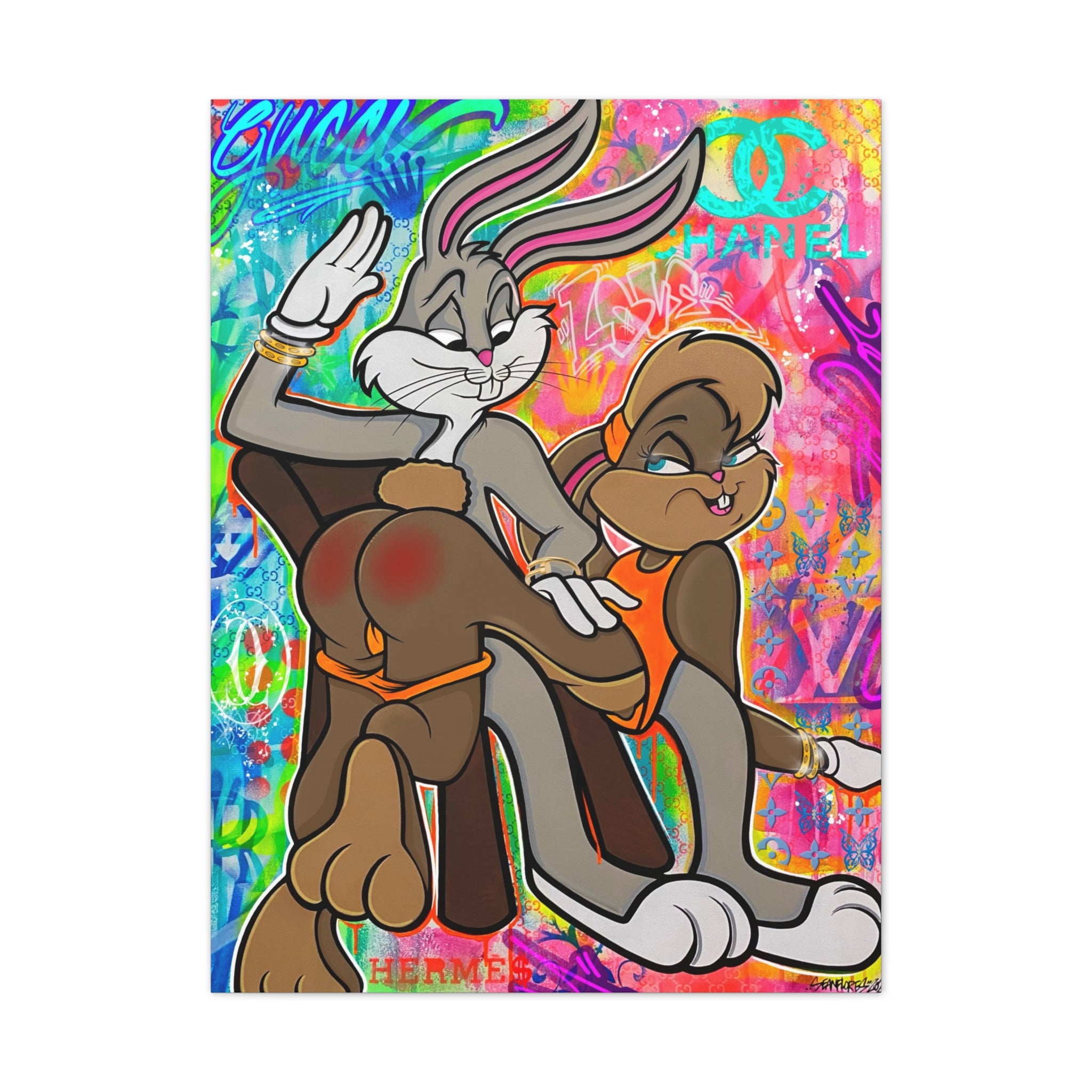 “Naughty Bugz” | Canvas Print