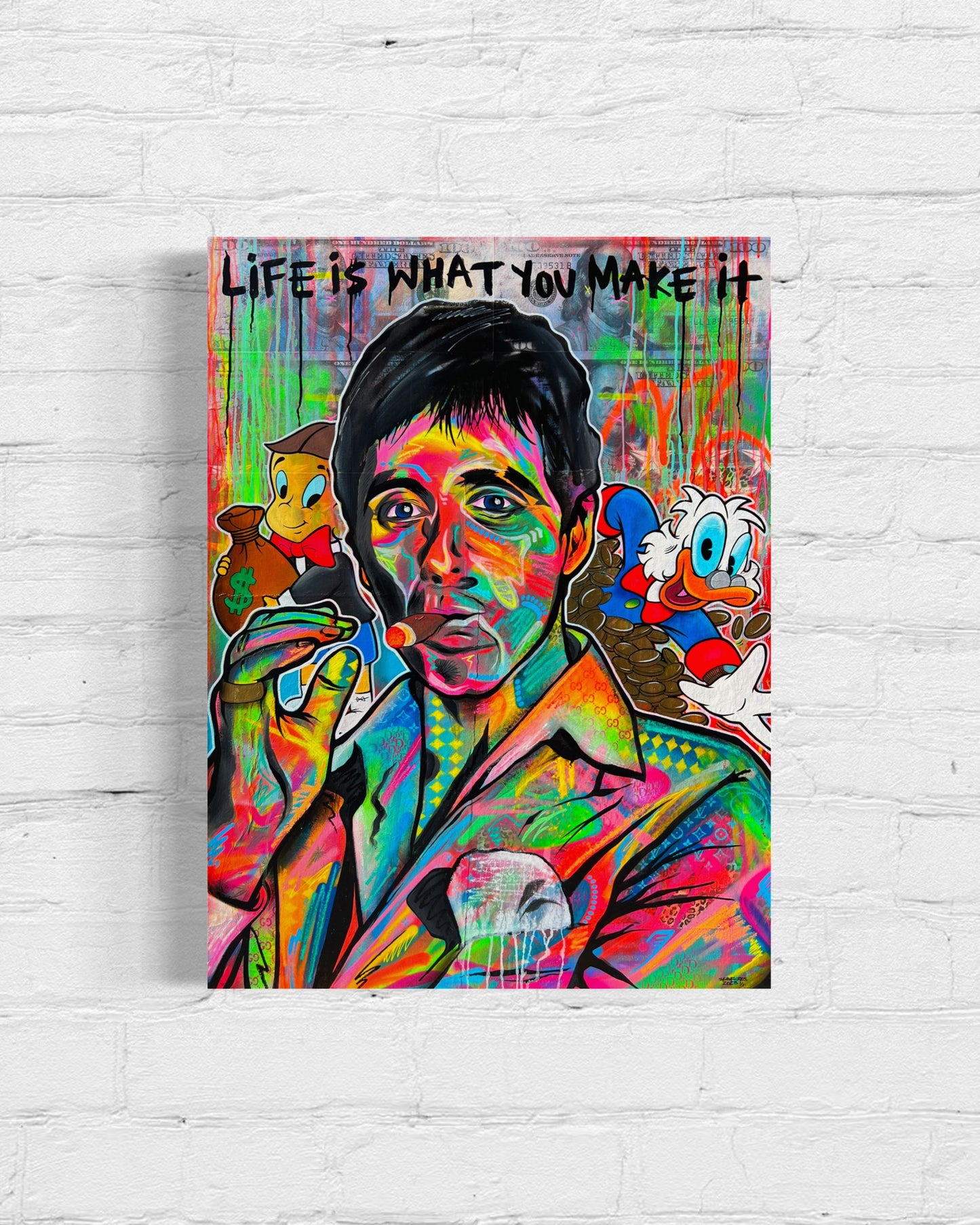 “ Life Is What You Make It” l Canvas Print